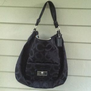 Coach Kristin Sateen hobo bag 14761